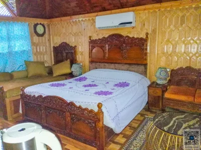 dal lake houseboat room8